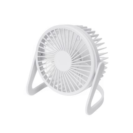 Stoni USB ventilator, prečnik 15 cm, beo