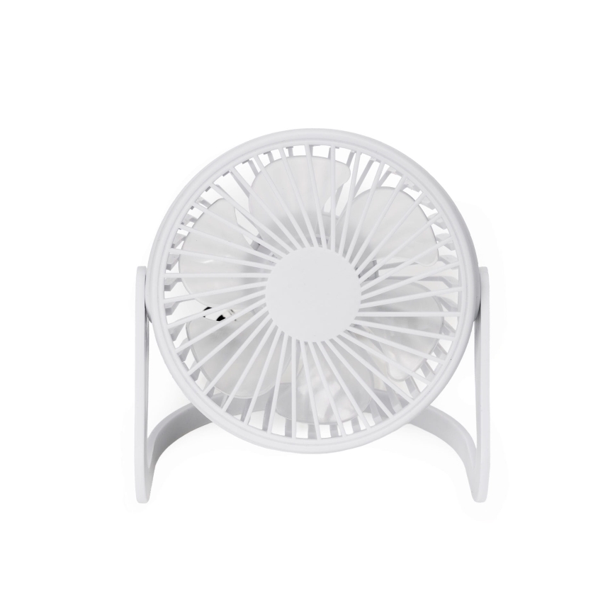 Stoni USB ventilator, prečnik 15 cm, beo