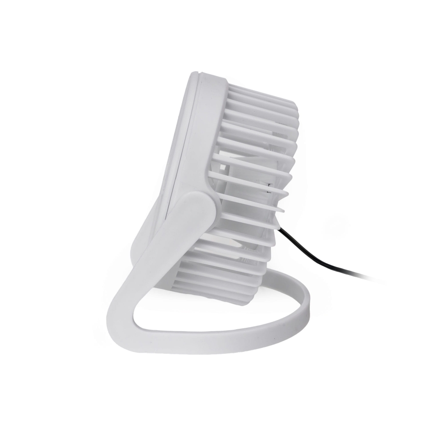 Stoni USB ventilator, prečnik 15 cm, beo