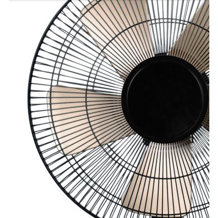 Stoni ventilator 40W/230V, prečnik 35 cm, crna/zlatna