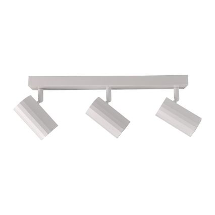 Stropna spot lampa NICEA 3xGU10/10W/230V bela