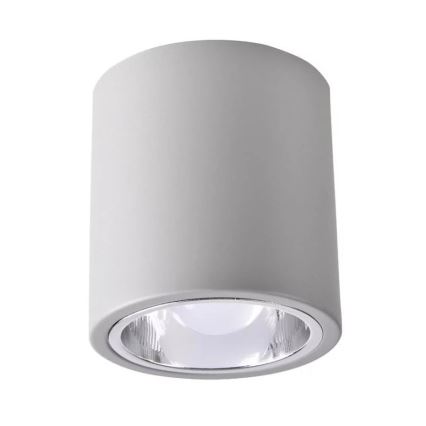 Stropna spot svetiljka JUPITER 1xE27/20W/230V prečnik 13 cm siva