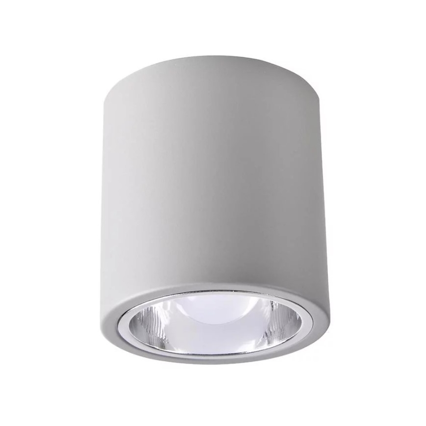 Stropna spot svetiljka JUPITER 1xE27/20W/230V prečnik 13 cm siva