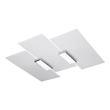 Stropna svetiljka FABIANO 3xE27/60W/230V bela/sjajni hrom