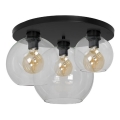 Stropna svetiljka SOFIA 3xE27/60W/230V prozirna