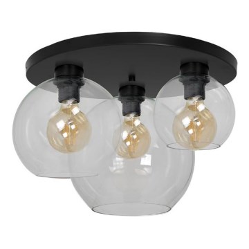 Stropna svetiljka SOFIA 3xE27/60W/230V prozirna