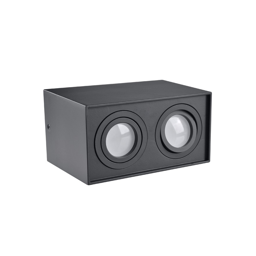 Stropni spot HADAR Q2 2xGU10/10W/230V crni