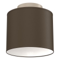 Stropno svetlo ARDEN 1xE27/15W/230V prečnik 18 cm braon