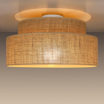 Stropno svetlo BOHO 1xE27/60W/230V, prečnik 40 cm, bež