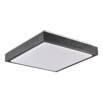 Stropno svetlo KAZIMIERZ 2xE27/20W/230V 29,5x29,5 cm crno