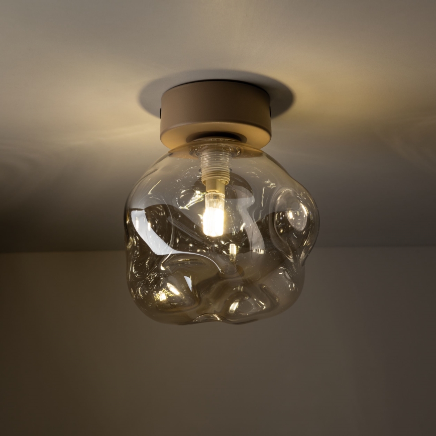 Stropno svetlo LAVA 1xG9/8W/230V bež/zadimljena bež