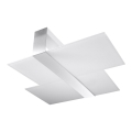 Stropno svetlo MASSIMO 2xE27/60W/230V belo/sjajni hrom