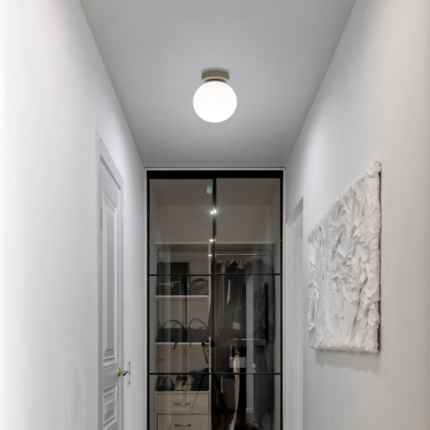 Stropno svetlo MOONLIGHT 1xE27/15W/230V prečnik 16 cm u krem boji