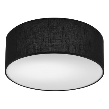 Stropno svetlo SIRJA 1xE27/60W/230V prečnik 35 cm crno
