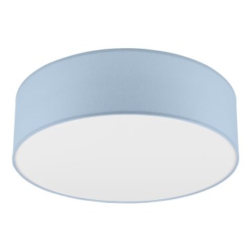 Stropno svetlo SIRJA PASTEL DOUBLE 4xE27/15W/230V Ø 45 cm plavo
