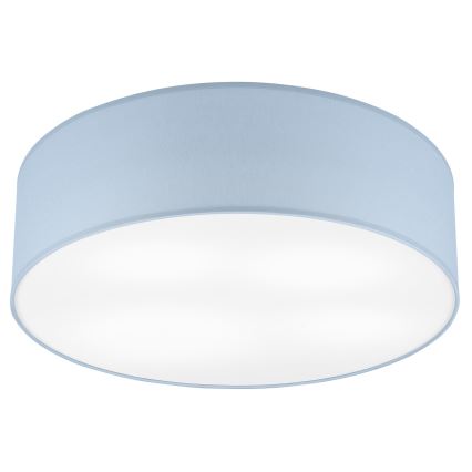 Stropno svetlo SIRJA PASTEL DOUBLE 4xE27/15W/230V Ø 45 cm plavo