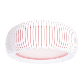 Stropno svetlo STRIPES 2xE27/40W/230V prečnik 55 cm bela/roza