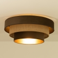 Stropno svetlo WENTA 1xE27/60W/230V preč. 50 cm braon/juta