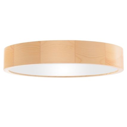 Stropno svetlo za kupatilo CLEO 4xE27/24W/230V IP54 prečnik 47,5 cm borovina