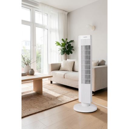 Stubasti ventilator 50W/230V 74,5 cm beli