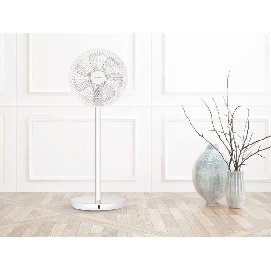 Stylies - Stojeći ventilator TUKAN 25W/230V 60 cm bela