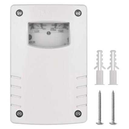 Sumrakni prekidač 1800W/230V IP65 bela