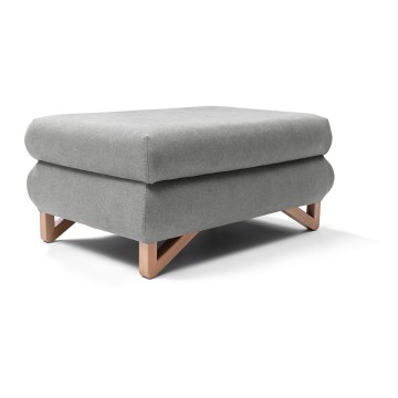 Tabure AVESTA 63x95 cm siva