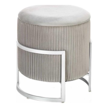 Tabure CRICKET, prečnik 40 cm, siva boja