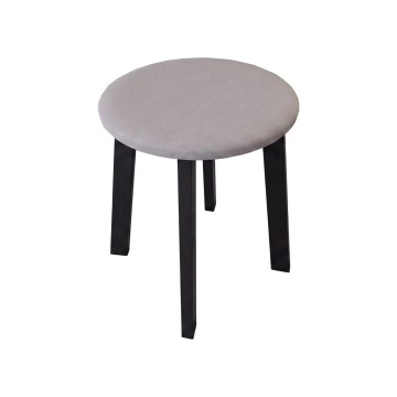 Tabure KUBE prečnik 36 cm crna/siva