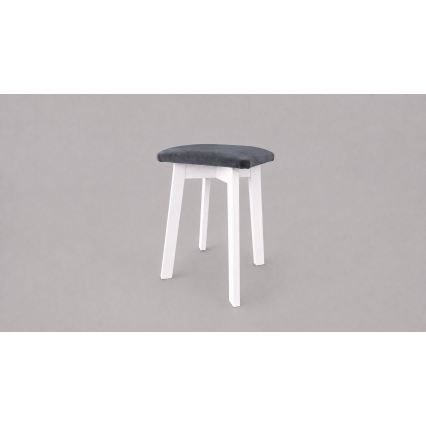 Tabure LUBE 36x36 cm bela/antracit