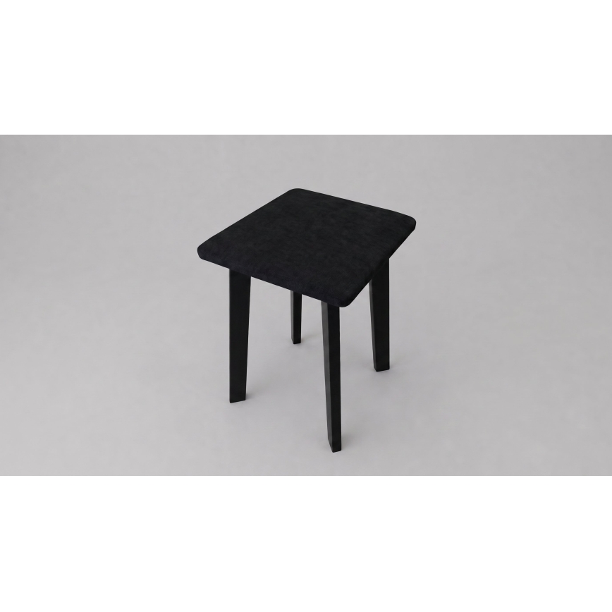 Tabure LUBE 36x36 cm, crni