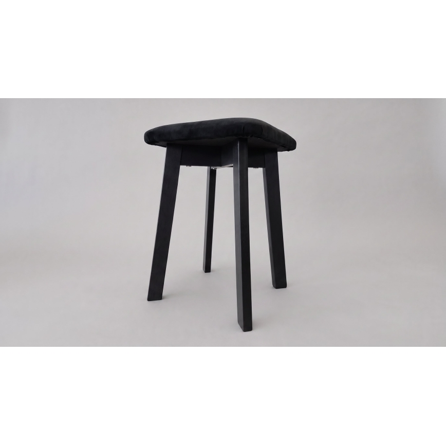 Tabure LUBE 36x36 cm, crni