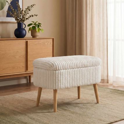 Tabure MOLIS 35x60 cm beli