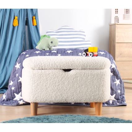Tabure PIXI 37x61 cm bela