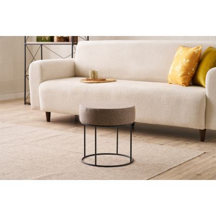 Tabure RELO prečnika 40 cm, braon