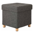 Tabure SULTAN 38x40 cm tamno siva