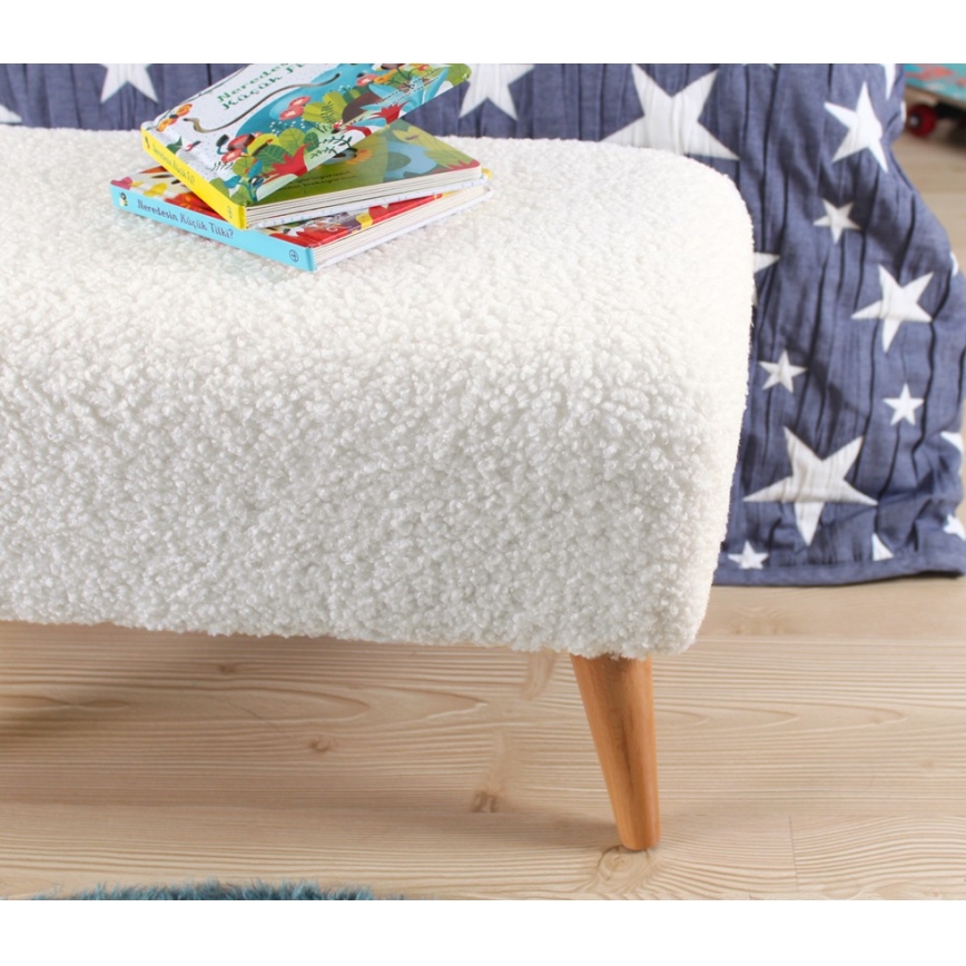 Taburet PIXI 32x61 cm bela