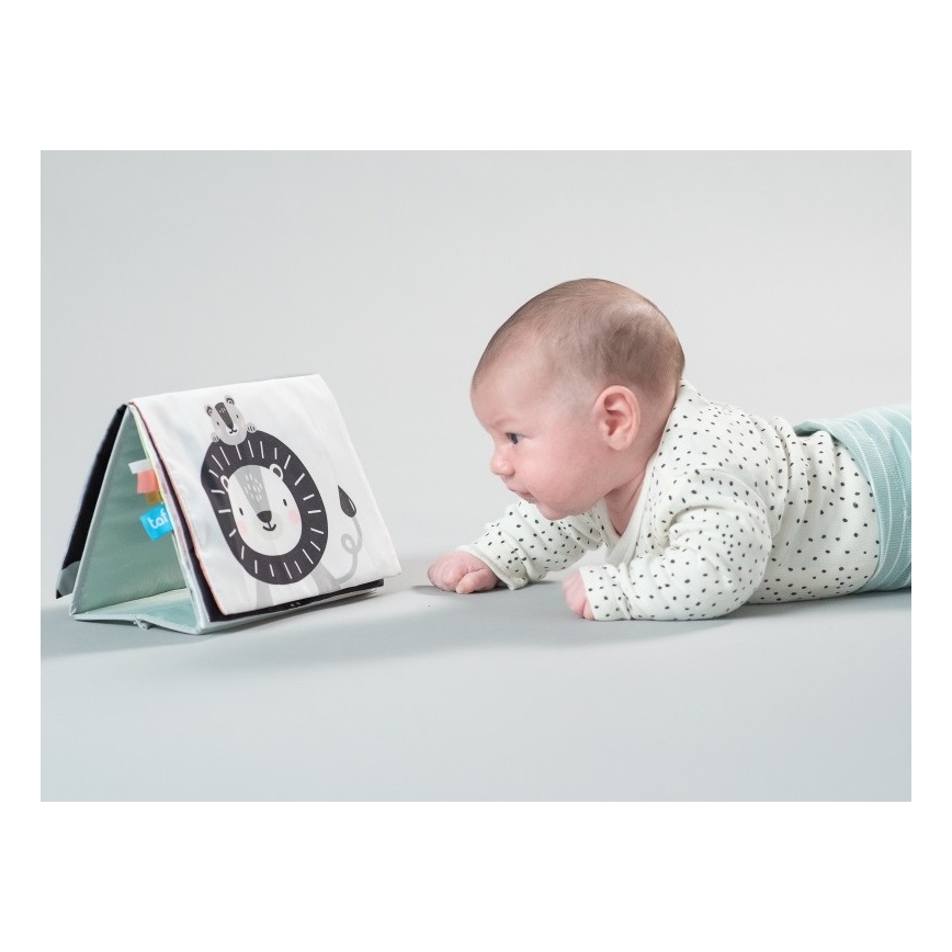 Taf Toys - Dečija tekstilna knjiga sa ogledalcem savana