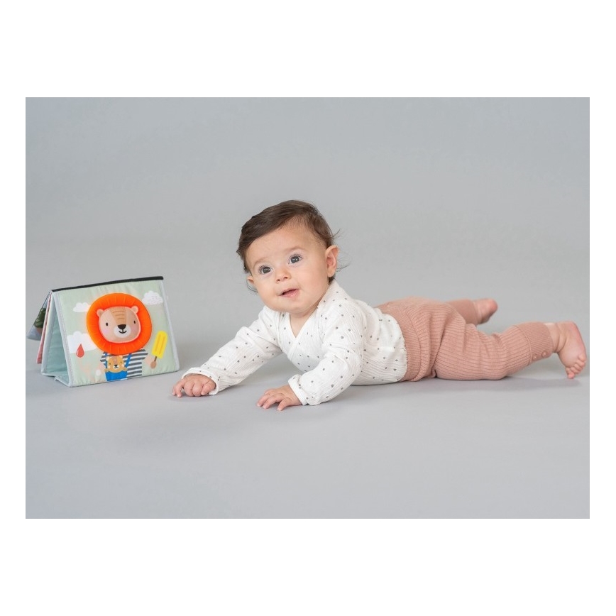 Taf Toys - Dečija tekstilna knjiga sa ogledalcem savana