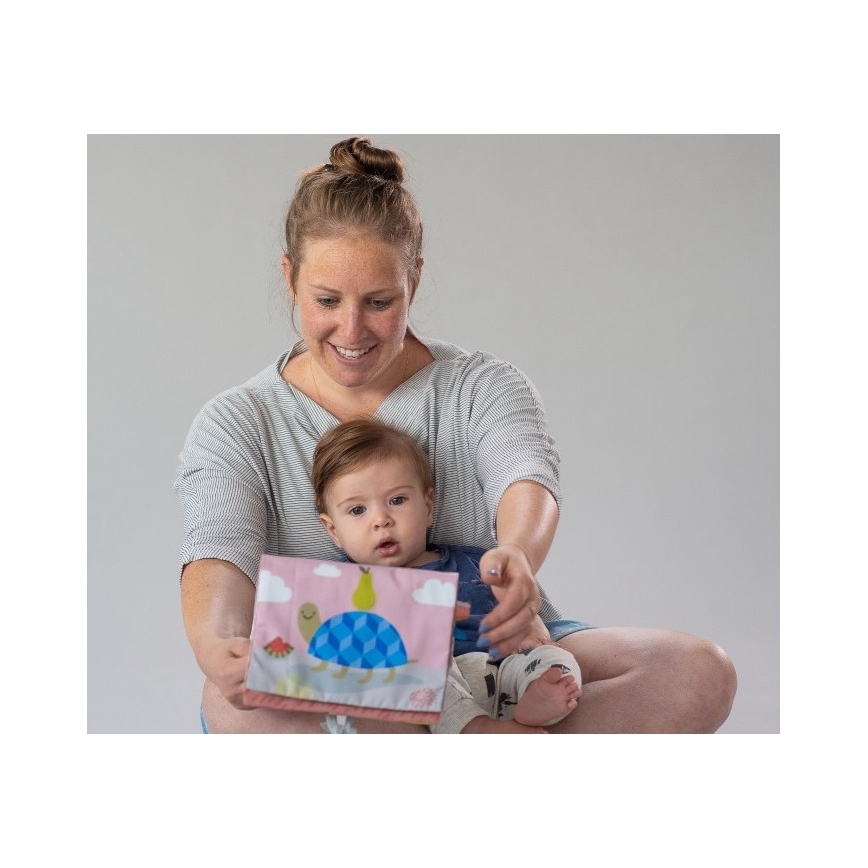 Taf Toys - Dečija tekstilna knjiga sa ogledalcem savana