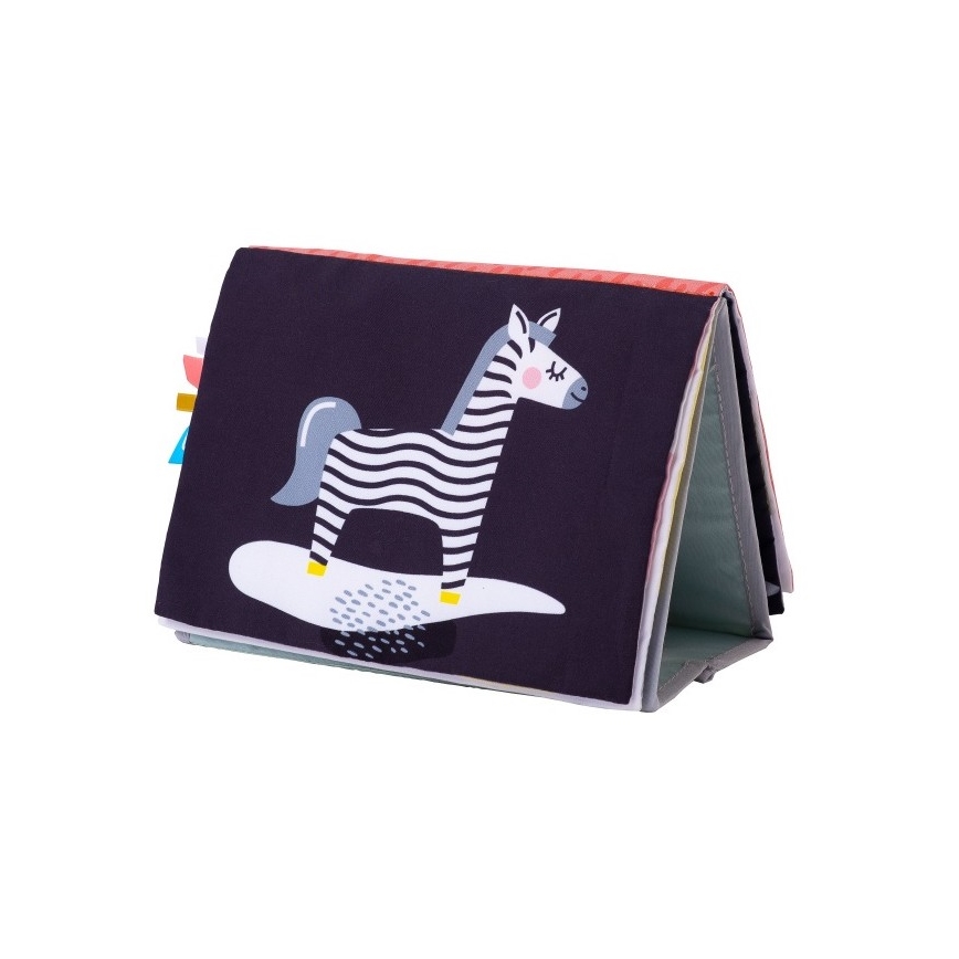 Taf Toys - Dečija tekstilna knjiga sa ogledalcem savana