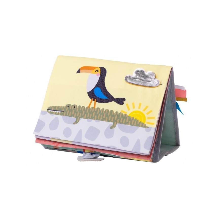 Taf Toys - Dečija tekstilna knjiga sa ogledalcem savana