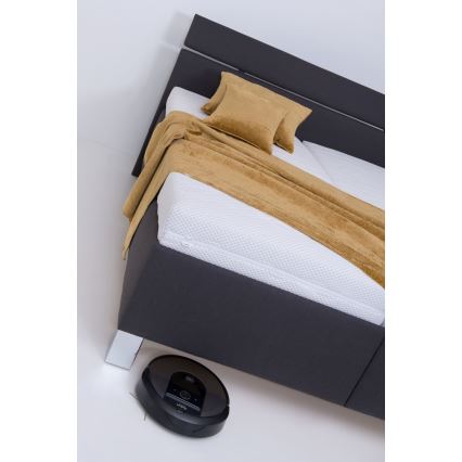 Tapaciran krevet sa prostorom za odlaganje bez dušeka ALIS 180x200 cm antracit