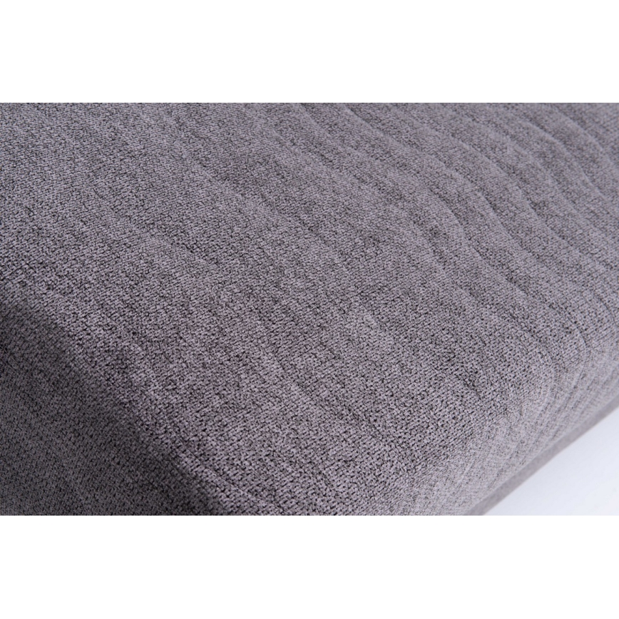 Tapacirani trosed na razvlačenje za svakodnevno spavanje sa naslonima za ruke PAUL, siva