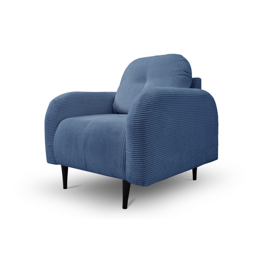 Tapacirana fotelja CLOUDY plava