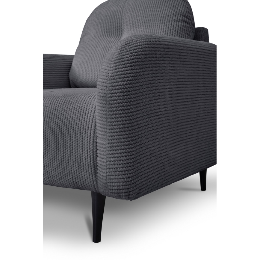 Tapacirana fotelja CLOUDY siva