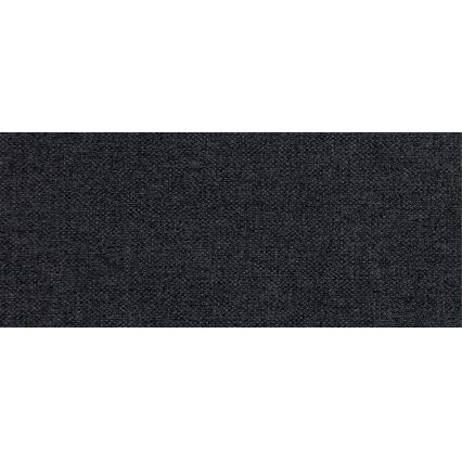 Tapacirana univerzalna razvlačna ugaona garnitura u obliku slova U OXFORD crna/siva