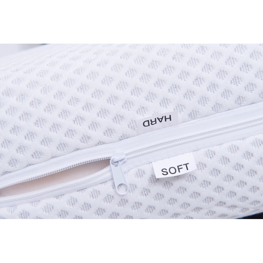 Tapacirani krevet MARIA 160x200 cm sa dušekom i ugrađenim prostorom za odlaganje, braon