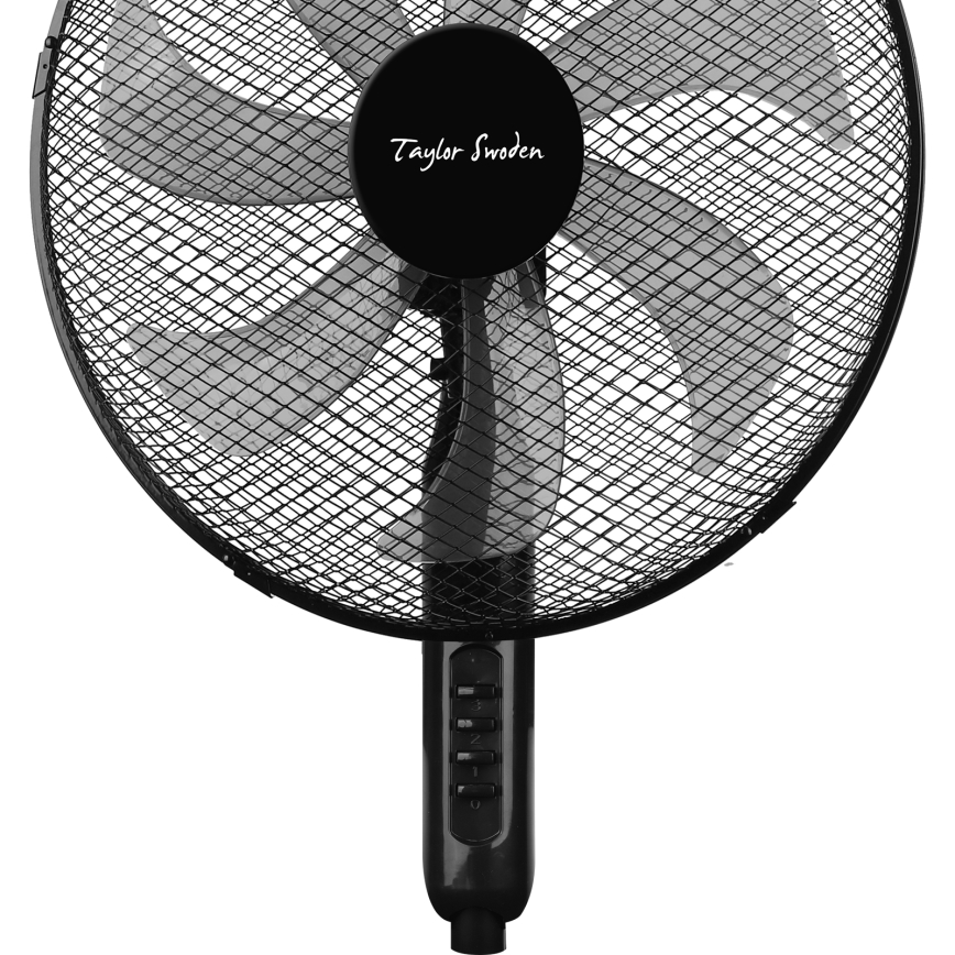 Taylor Swoden - Stojni ventilator 50W/230V, 122 cm, crne boje