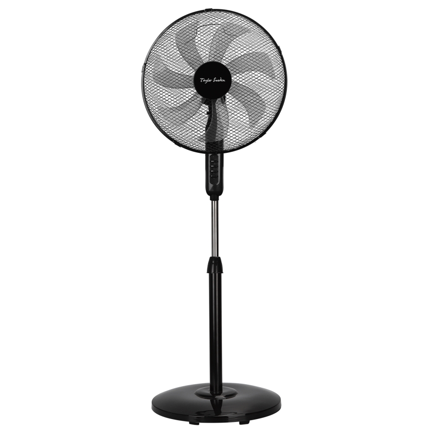 Taylor Swoden - Stojni ventilator 50W/230V, 122 cm, crne boje
